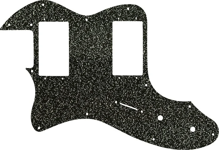 WD Custom Pickguard For Left Hand Fender 1999 Made In Japan '72 Telecaster Thinline #60BS Black Sparkle 
