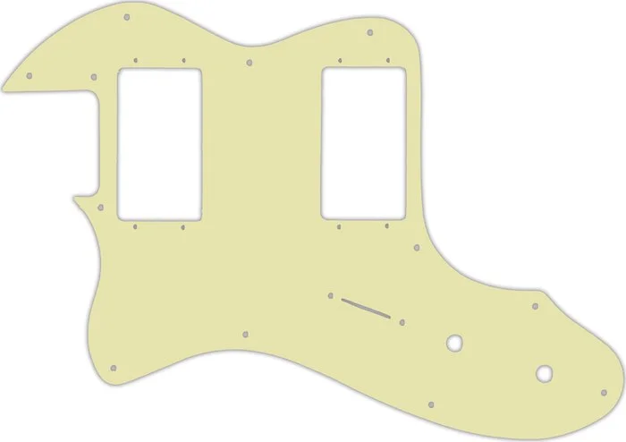 WD Custom Pickguard For Left Hand Fender 1999-Present Made In Mexico Or 2012-2013 American Vintage '72 Telecas