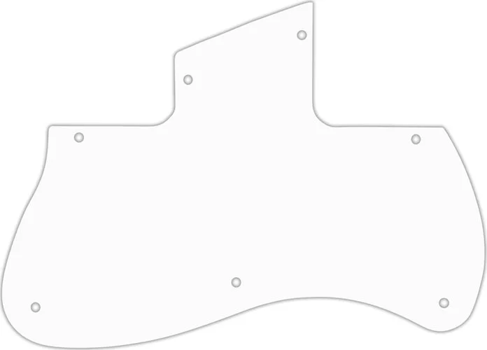 WD Custom Pickguard For Left Hand Fender 2002 Toronado #02M White Matte