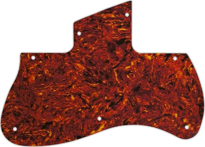 WD Custom Pickguard For Left Hand Fender 2002 Toronado #05W Tortoise Shell/White