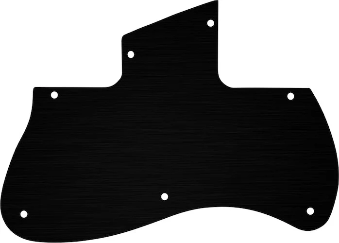WD Custom Pickguard For Left Hand Fender 2002 Toronado #27T Simulated Black Anodized Thin