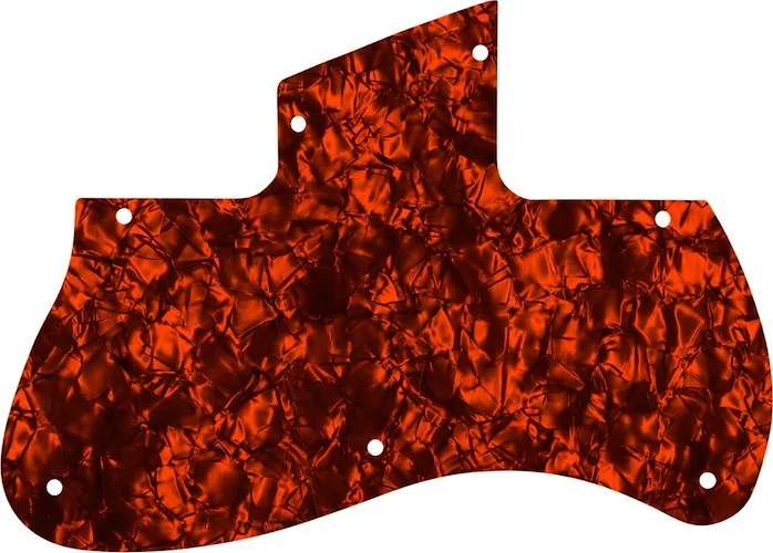 WD Custom Pickguard For Left Hand Fender 2002 Toronado #28OP Orange Pearl/Black/White/Black