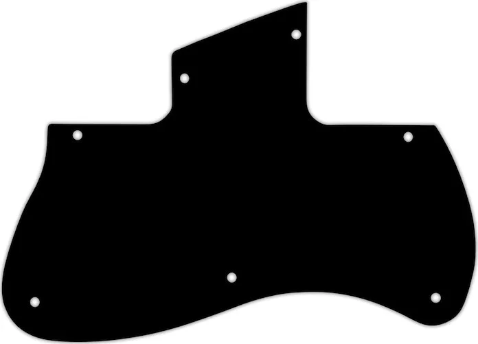 WD Custom Pickguard For Left Hand Fender 2002 Toronado #29T Matte Black Thin