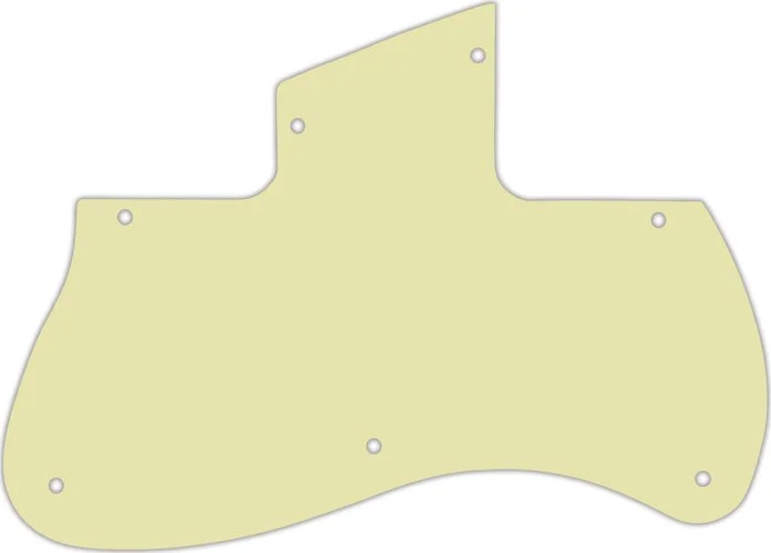 WD Custom Pickguard For Left Hand Fender 2002 Toronado #34S Mint Green Solid