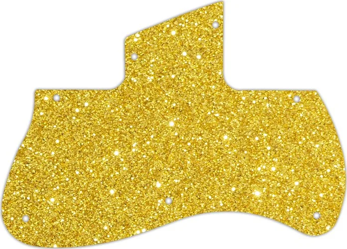 WD Custom Pickguard For Left Hand Fender 2002 Toronado #60GS Gold Sparkle 