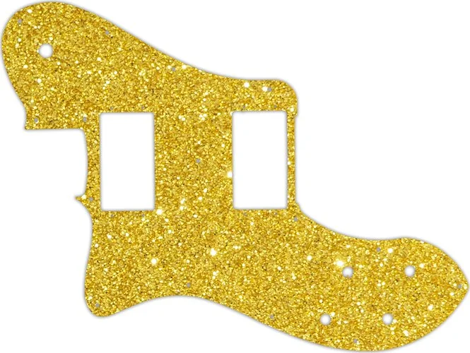WD Custom Pickguard For Left Hand Fender 2004-Present Made In Mexico '72 Telecaster Deluxe #60GS Gold Sparkle 