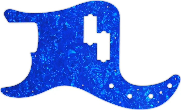 WD Custom Pickguard For Left Hand Fender 2005-Present Made In Mexico Deluxe Active Special Precision Bass #28B