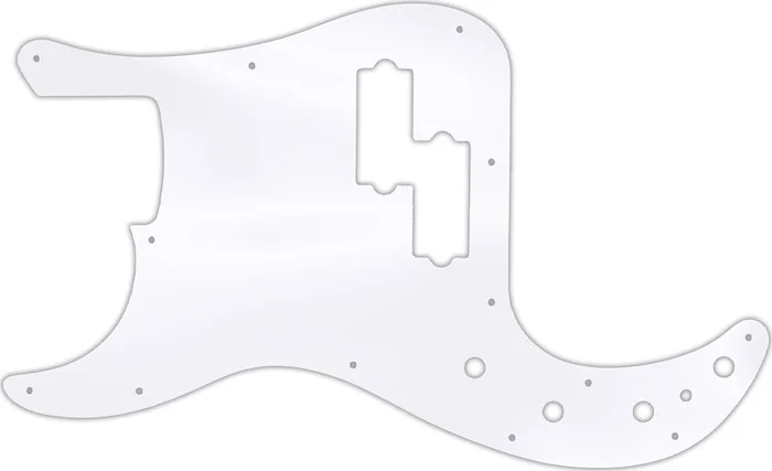 WD Custom Pickguard For Left Hand Fender 2005-Present Made In Mexico Deluxe Active Special Precision Bass #45 