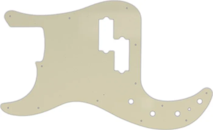 WD Custom Pickguard For Left Hand Fender 2005-Present Made In Mexico Deluxe Active Special Precision Bass #55S