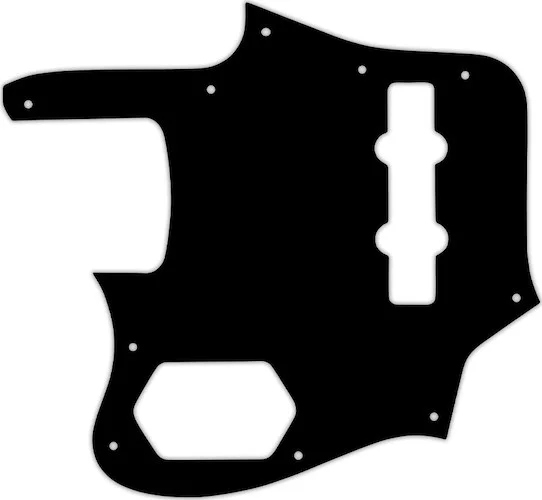 WD Custom Pickguard For Left Hand Fender 2006-2009 Made In Japan Deluxe Jaguar Bass #01 Black