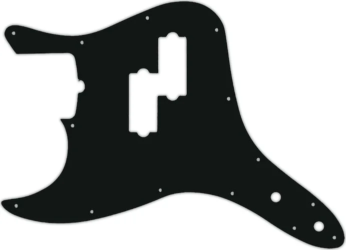 WD Custom Pickguard For Left Hand Fender 2011-Present Reverse Pickup Mark Hoppus Signature Bass #01A Black Acr