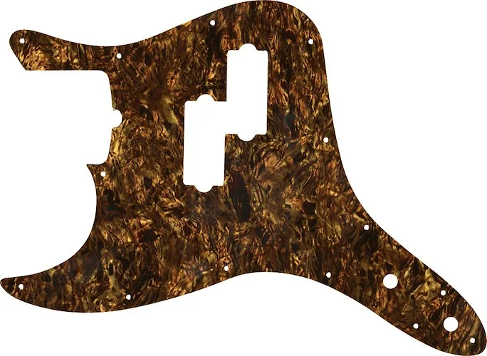 WD Custom Pickguard For Left Hand Fender 2011-Present Reverse Pickup Mark Hoppus Signature Bass #28TBP Tortoise Brown Pearl