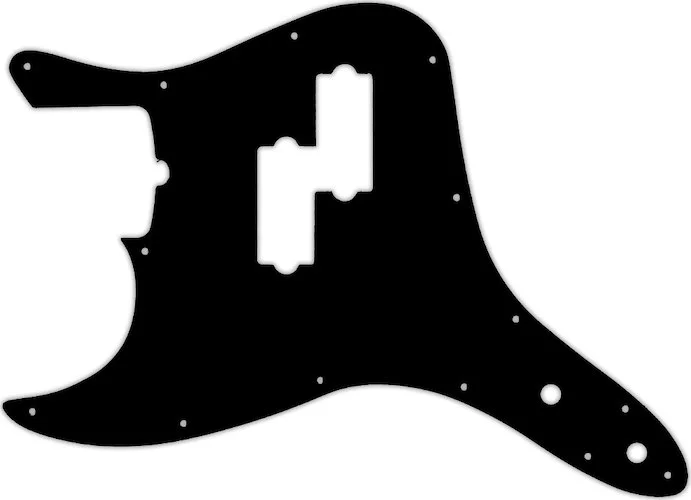 WD Custom Pickguard For Left Hand Fender 2011-Present Reverse Pickup Mark Hoppus Signature Bass #29 Matte Blac