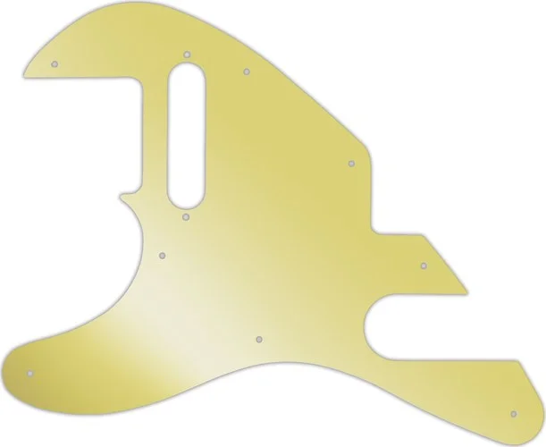 WD Custom Pickguard For Left Hand Fender 2011 Tele-Bration Series 60th Anniversary Telecaster #10GD Gold Mirro