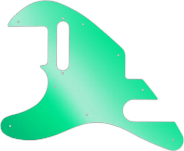 WD Custom Pickguard For Left Hand Fender 2011 Tele-Bration Series 60th Anniversary Telecaster #10GR Green Mirr