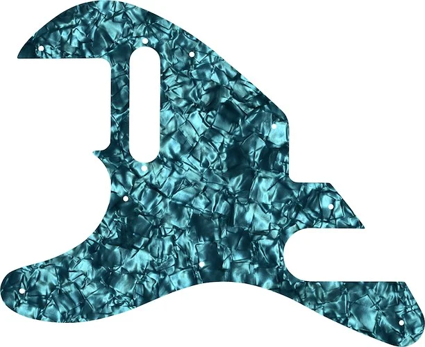 WD Custom Pickguard For Left Hand Fender 2011 Tele-Bration Series 60th Anniversary Telecaster #28AQ Aqua Pearl/Black/White/Black