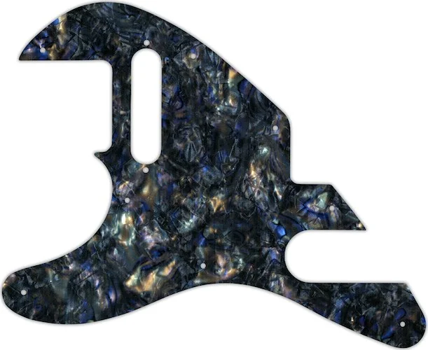 WD Custom Pickguard For Left Hand Fender 2011 Tele-Bration Series 60th Anniversary Telecaster #35 Black Abalon