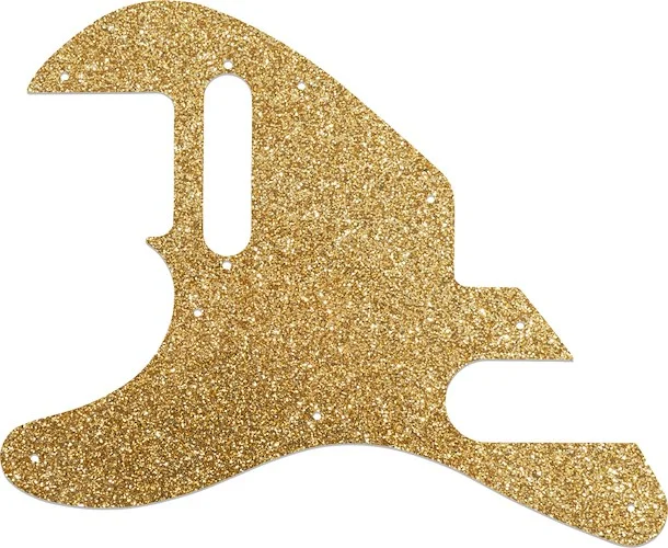 WD Custom Pickguard For Left Hand Fender 2011 Tele-Bration Series 60th Anniversary Telecaster #60RGS Rose Gold Sparkle 