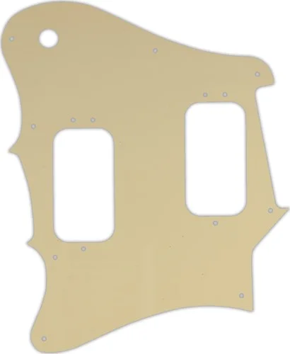 WD Custom Pickguard For Left Hand Fender 2012-2013 Made In Mexico Pawn Shop Super-Sonic #06B Cream/Black/Cream