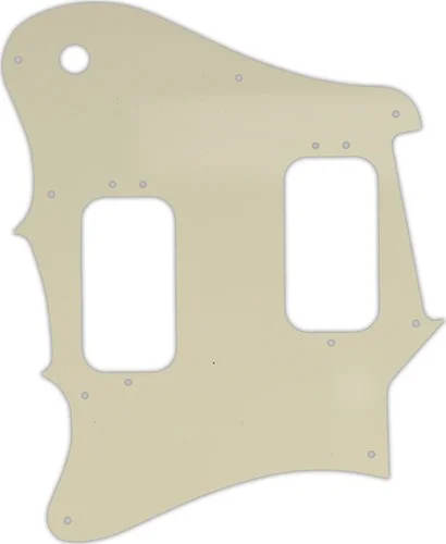 WD Custom Pickguard For Left Hand Fender 2012-2013 Made In Mexico Pawn Shop Super-Sonic #55 Parchment 3 Ply