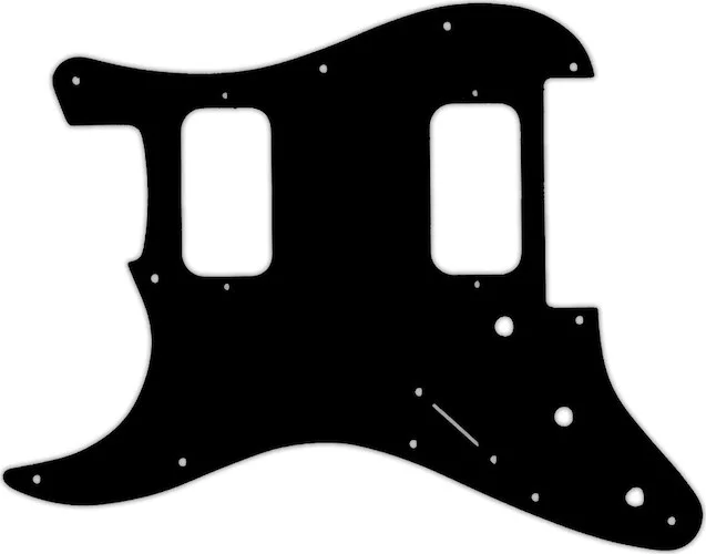 WD Custom Pickguard For Left Hand Fender 2012-Present Made In Mexico Blacktop Stratocaster HH Floyd Rose #01 B