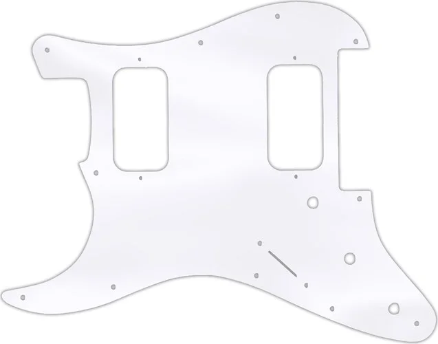WD Custom Pickguard For Left Hand Fender 2012-Present Made In Mexico Blacktop Stratocaster HH Floyd Rose #45T 