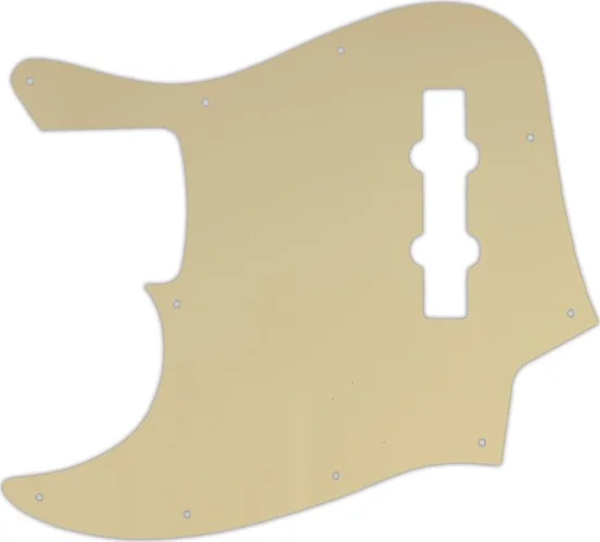 WD Custom Pickguard For Left Hand Fender 2013-Present Made In Mexico Geddy Lee Jazz Bass #06 Cream
