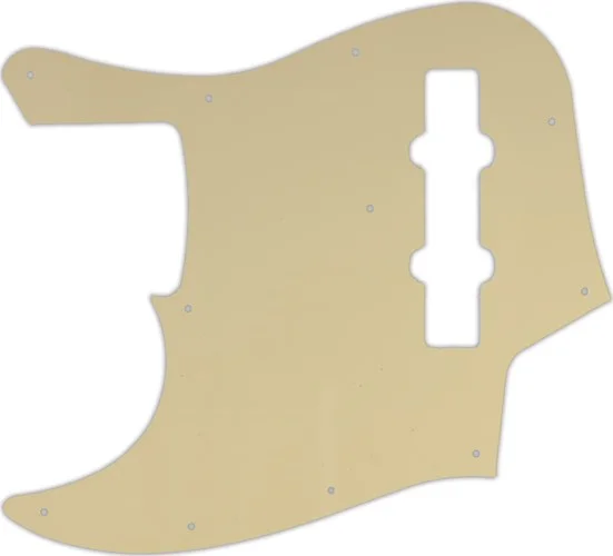 WD Custom Pickguard For Left Hand Fender 2013 Made In Japan JB62SS Smart Scale Jazz Bass #06B Cream/Black/Crea