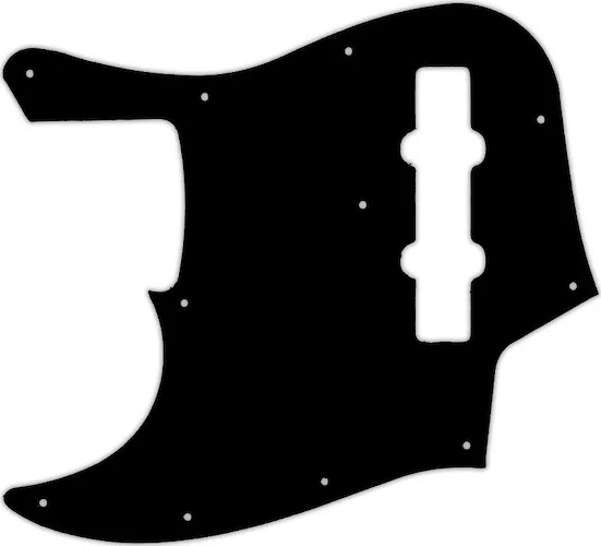 WD Custom Pickguard For Left Hand Fender 2013 Made In Japan JB62SS Smart Scale Jazz Bass #29 Matte Black