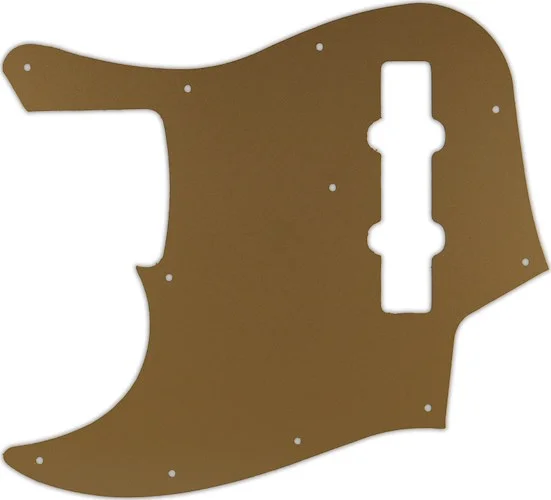 WD Custom Pickguard For Left Hand Fender 2013 Made In Japan JB62SS Smart Scale Jazz Bass #59 Gold/Clear/Gold