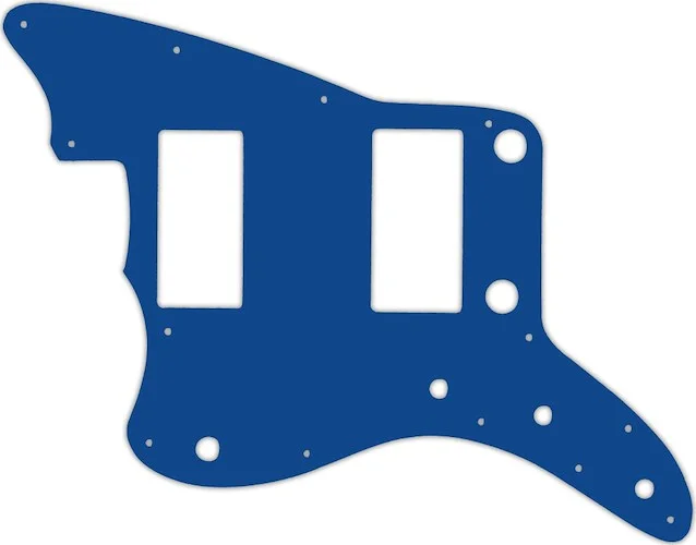 WD Custom Pickguard For Left Hand Fender 2013-2014 Made In China Modern Player Jazzmaster HH #08 Blue/White/Bl
