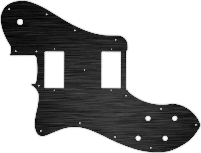 WD Custom Pickguard For Left Hand Fender 2013-Present Chris Shiflett Telecaster Deluxe #27T Simulated Black An