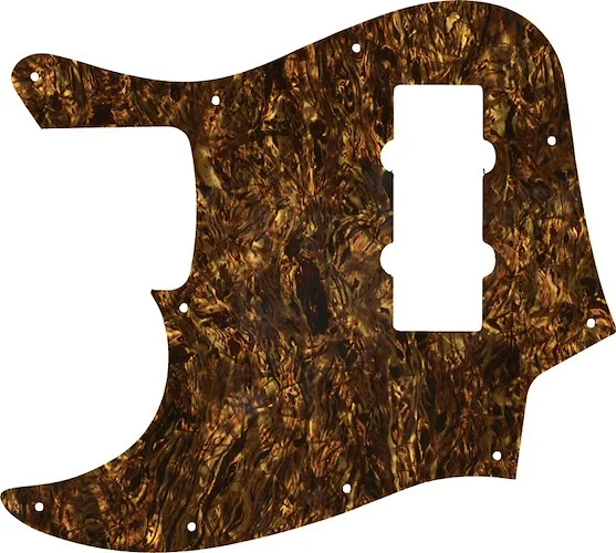 WD Custom Pickguard For Left Hand Fender 2014 Made In China Modern Player Jazz Bass Satin #28TBP Tortoise Brown Pearl