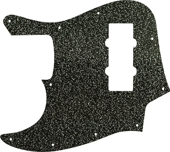 WD Custom Pickguard For Left Hand Fender 2014 Made In China Modern Player Jazz Bass Satin #60BS Black Sparkle 