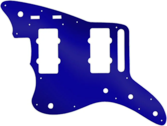 WD Custom Pickguard For Left Hand Fender 2014-2019 Made In Mexico Troy Van Leeuwen Jazzmaster #10DBU Dark Blue
