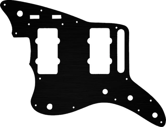 WD Custom Pickguard For Left Hand Fender 2014-2019 Made In Mexico Troy Van Leeuwen Jazzmaster #27 Simulated Bl