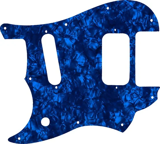 WD Custom Pickguard For Left Hand Fender 2016-2019 Made In Mexico Duo-Sonic Offset HS - Custom Designed For Kurt Cobain Mustang Modification #28DBP Dark Blue Pearl/Black/White/Black