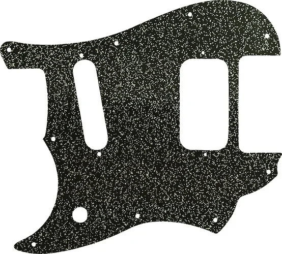 WD Custom Pickguard For Left Hand Fender 2016-2019 Made In Mexico Duo-Sonic Offset HS - Custom Designed For Kurt Cobain Mustang Modification #60BS Black Sparkle 