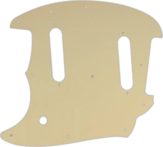 WD Custom Pickguard For Left Hand Fender 2017-Present Classic Style Mustang #06 Cream