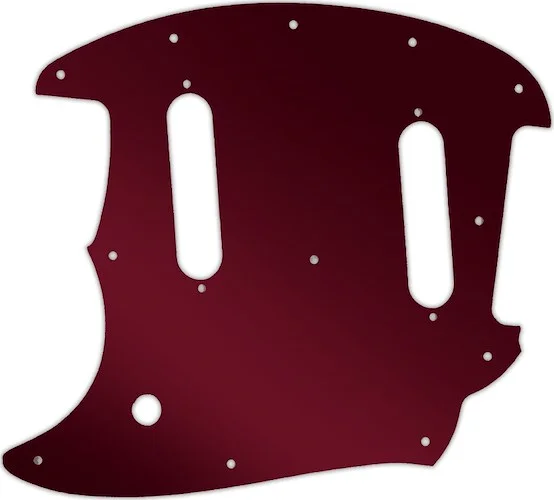 WD Custom Pickguard For Left Hand Fender 2017-Present Classic Style Mustang #10R Red Mirror