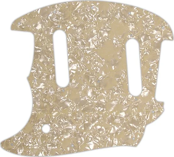 WD Custom Pickguard For Left Hand Fender 2017-Present Classic Style Mustang #28C Cream Pearl/Cream/Black/Cream