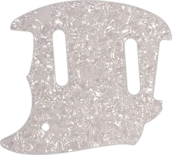 WD Custom Pickguard For Left Hand Fender 2017-Present Classic Style Mustang #28 White Pearl/White/Black/White