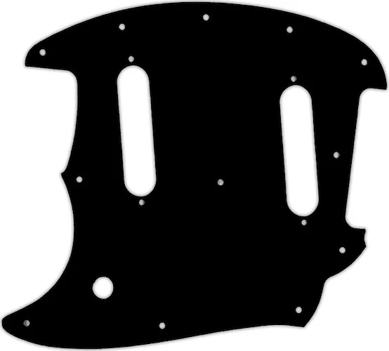 WD Custom Pickguard For Left Hand Fender 2017-Present Classic Style Mustang #39 Black/Cream/Black/Cream/Black