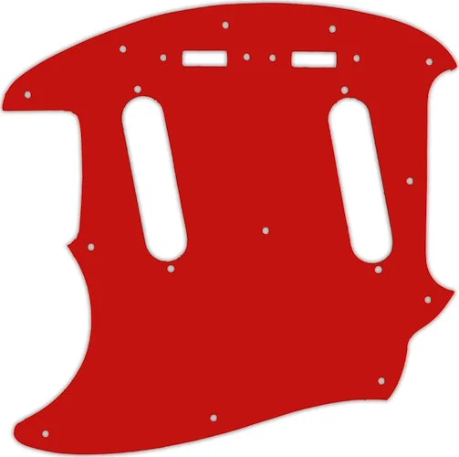 WD Custom Pickguard For Left Hand Fender 2017-Present Made In Japan Traditional 60s Mustang #07 Red/White/Red