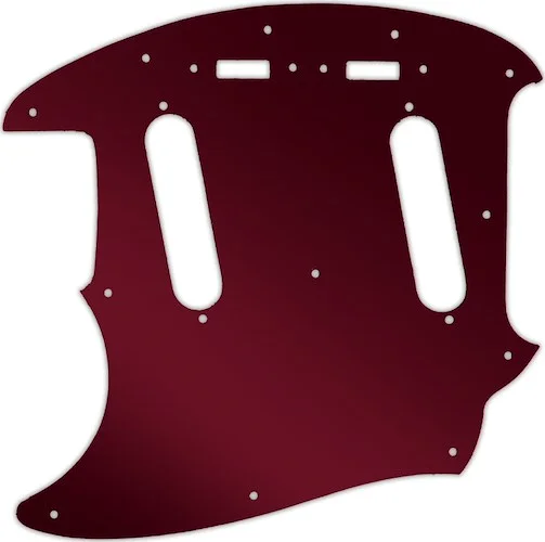 WD Custom Pickguard For Left Hand Fender 2017-Present Made In Japan Traditional 60s Mustang #10R Red Mirror