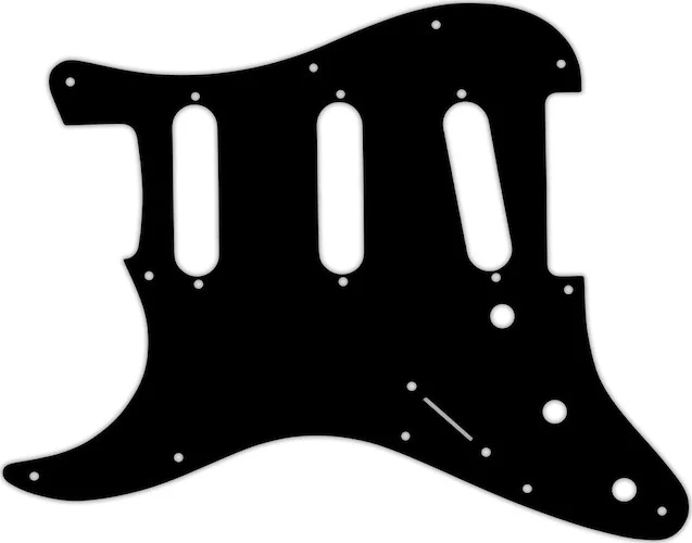 WD Custom Pickguard For Left Hand Fender 2017-2019 American Professional Stratocaster #03 Black/White/Black