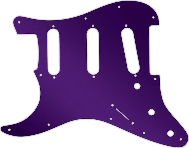 WD Custom Pickguard For Left Hand Fender 2017-2019 American Professional Stratocaster #10PR Purple Mirror