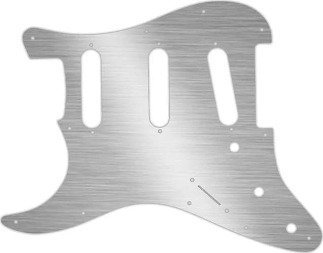 WD Custom Pickguard For Left Hand Fender 2017-2019 American Professional Stratocaster #13 Simulated Brushed Si