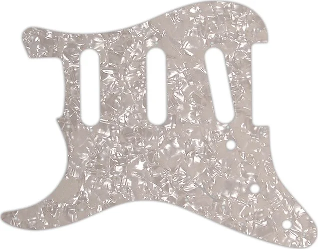 WD Custom Pickguard For Left Hand Fender 2017-2019 American Professional Stratocaster #28A Aged Pearl/White/Bl