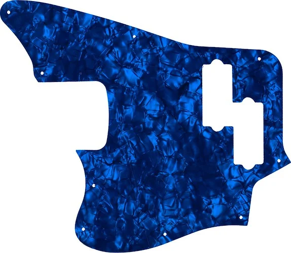 WD Custom Pickguard For Left Hand Fender 2018 Player Series Jaguar Bass #28DBP Dark Blue Pearl/Black/White/Black